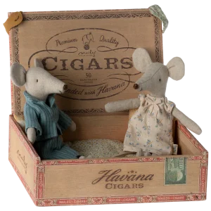 17-3302-00_01.webp Parents souris dans leur boîte à cigares