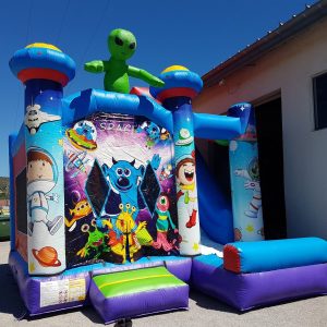 Château gonflable OVNI