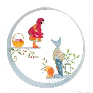 Cerceaux scènes : Le chaperon rouge et le loup