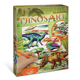 Dinosart –  strass par numéros