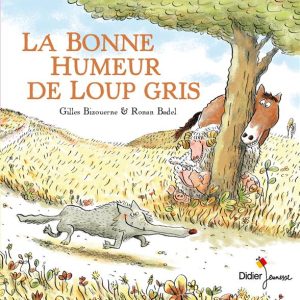 La bonne humeur de loup gris