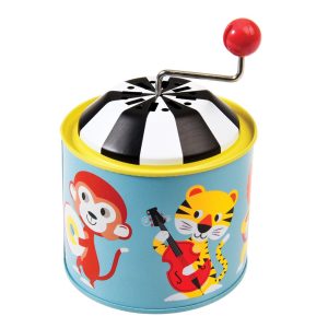 Moulin musical animaux musiciens