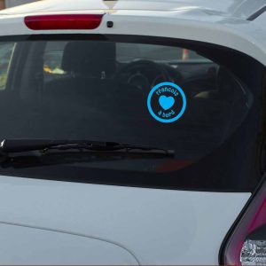 Autocollant voiture – bébé à bord – personnalisé au nom de votre bébé