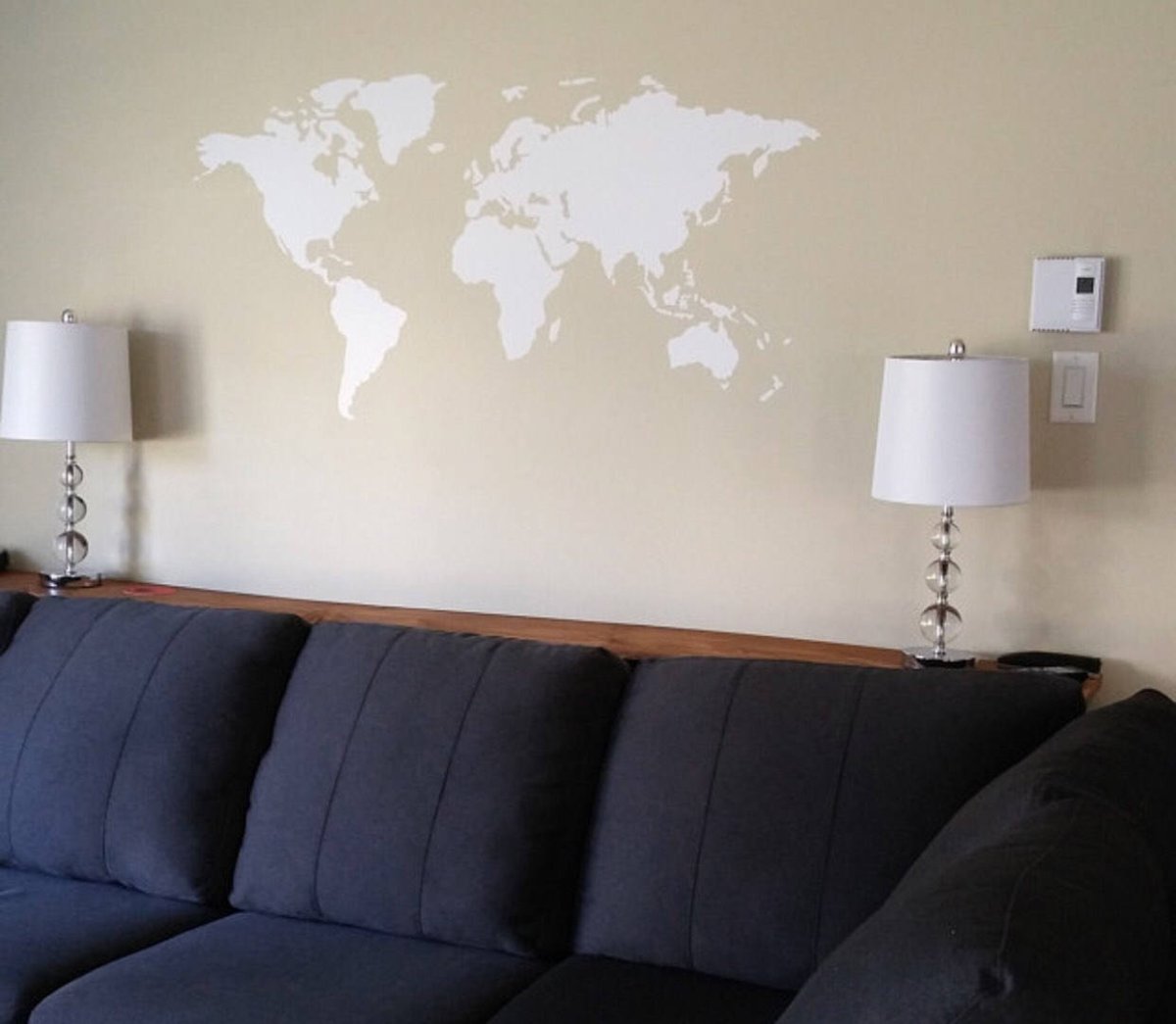 Autocollant mural – carte du monde – Image 3
