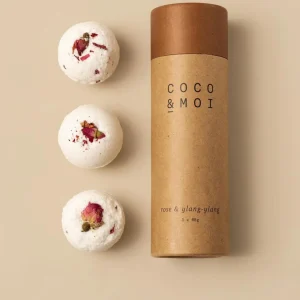 Coco et moi | Bombe de bain - Rose et Ylang-ylang (3 unités)