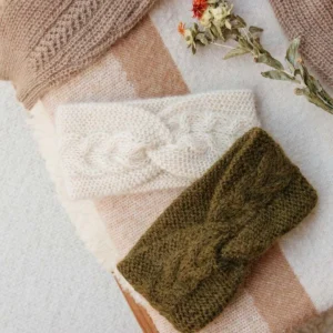 Louise Misha | Bandeau femme Sidony - Kaki ou crème