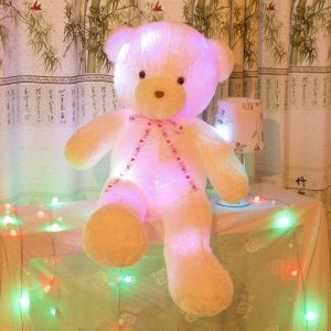 Ours en peluche lumineux et musical