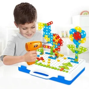 Puzzle3D.webpv1665170430 Coffret Puzzle 2D/3D + Perceuse (3 ans+)