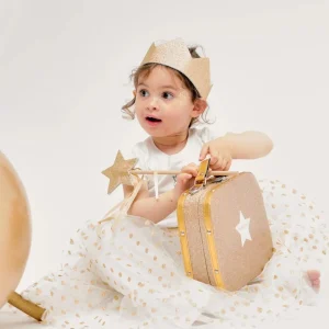 Ratatam | Couronne pailletée ajustable - Or