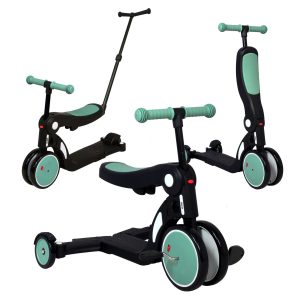 SCOOT-scootizz-GREEN-slide-color-bar-de-poussee-scaled.jpg Draisienne Evolutive 5 en 1 avec Barre de Direction Scootizz – Vert Amande