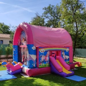 Château gonflable Licorne 1