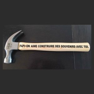 Autocollant pour marteau – on construit des souvenirs ensemble
