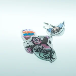 Activité avant-goût - Porte-clé en plastique fou