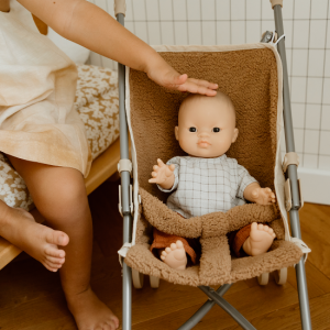 Poussette canne moumoute cacao