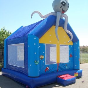 Château gonflable Pieuvre