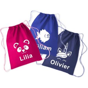 Sac à cordons enfant personnalisable